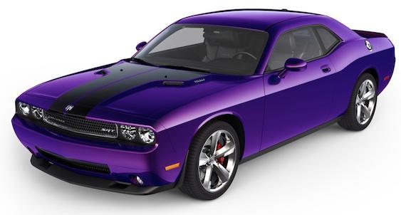 To celebrate the 40year anniversary of the Dodge Challenger two rare 2010 